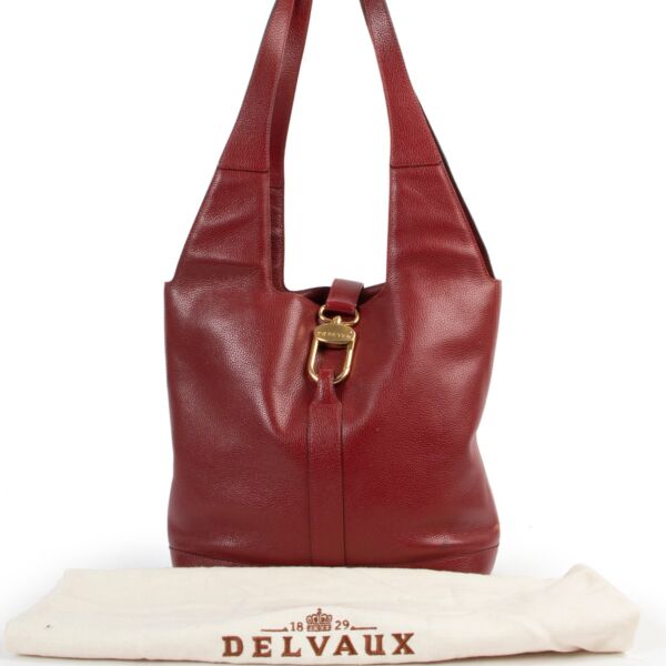 Delvaux Red Shoulder Bag