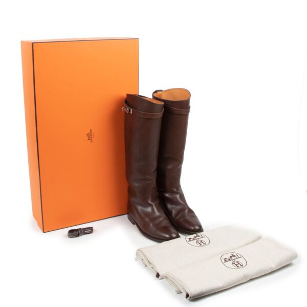 Hermès Brown Jumping Boots - Size 36