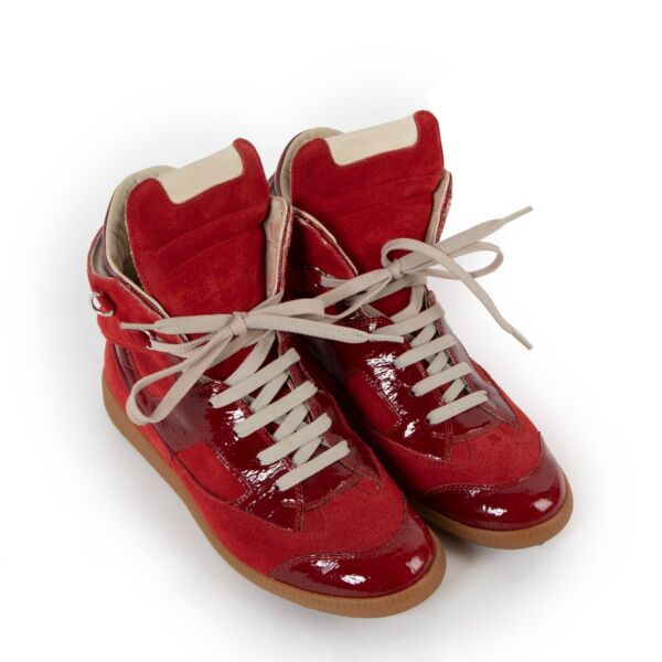 Maison Margiela Spring/Summer 2015 Red High Top Sneakers - Size 37,5