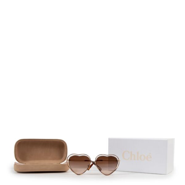 Chloe Poppy Heart-Shaped Sunglasses 