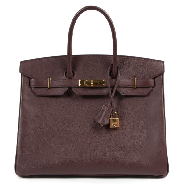 skip the waiting list shop safe online Hermes Birkin 35 Bordeaux Epsom GHW