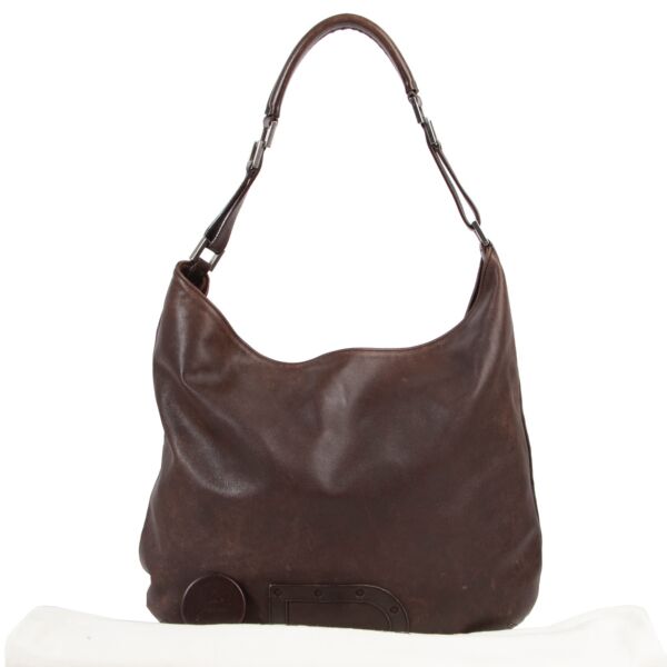 Delvaux Brown Le Louise Tote Shoulder Bag