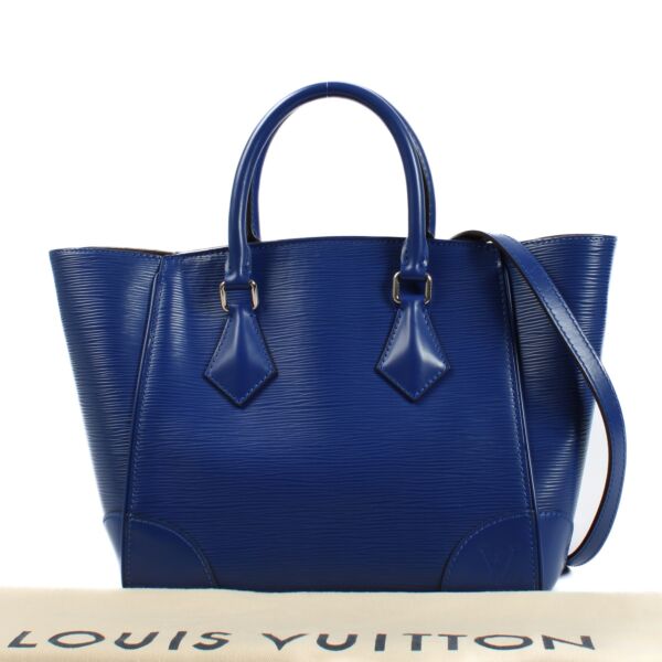 Louis Vuitton Blue Epi Leather Pheonix Bag