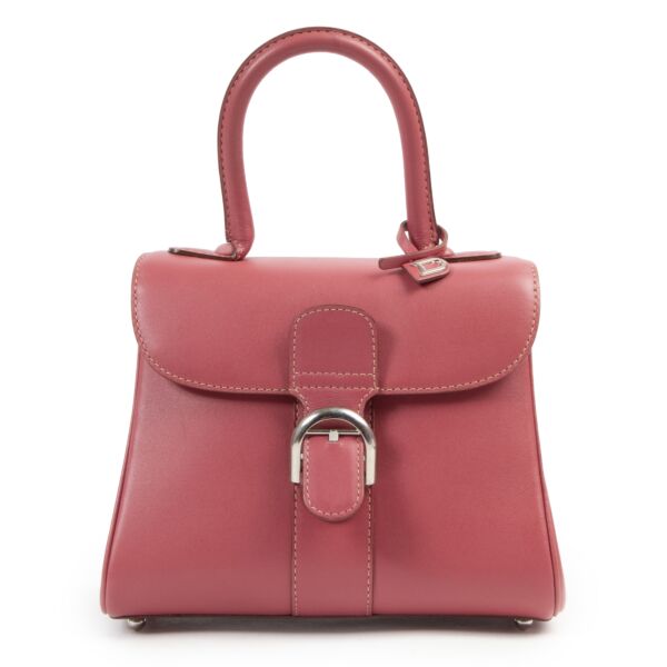 Delvaux Brillant Mini Rouge Blush + Strap for the best price at Labellov secondhand luxury