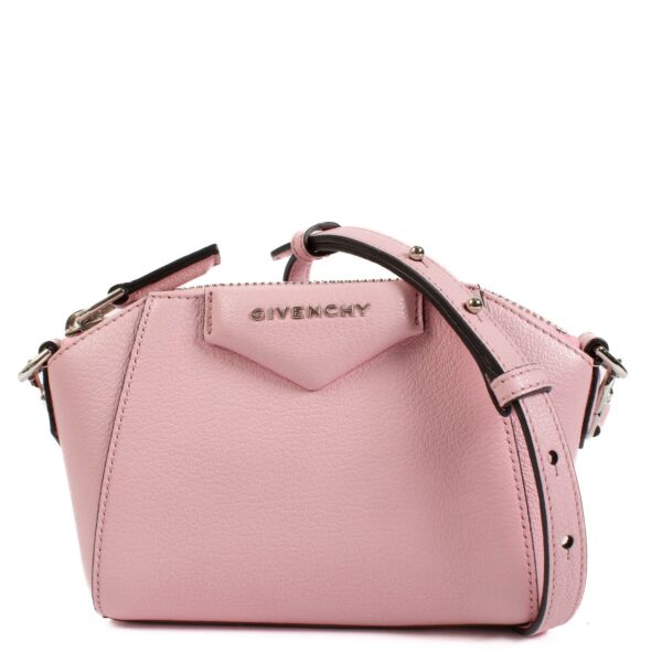 Authentic second hand Givenchy Pink Anigona Nano Crossbody Bag on Labellov.com