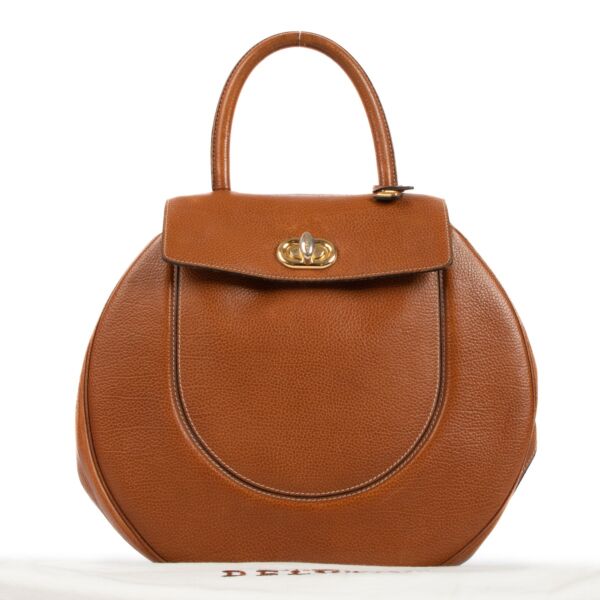 Delvaux Cognac Galop Extase Bag