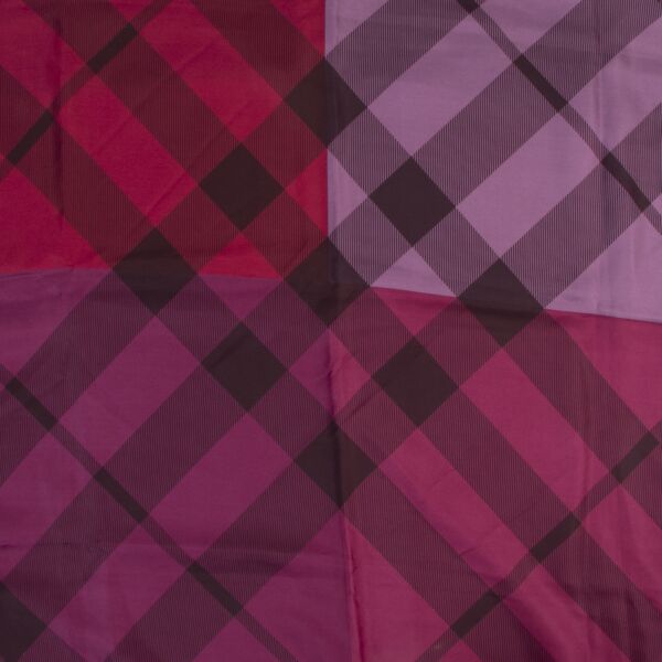 Burberry Purple Check Scarf