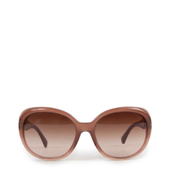 Chanel 5184 CC Diamond Quilting Mocha Brown Sunglasses