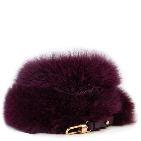 koop veilig online tegen de beste prijs Delvaux fur strap 