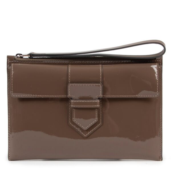 shop safe online secondhand Delvaux Vernis Presse Clutch 