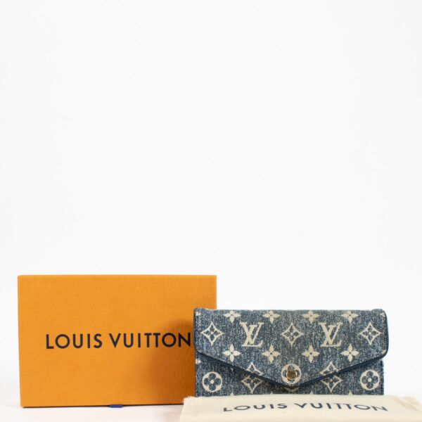 Louis Vuitton Monogram Jacquard Denim Sarah Wallet