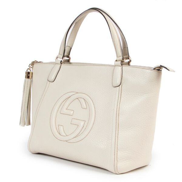 Gucci Soho Beige Top Handle Bag