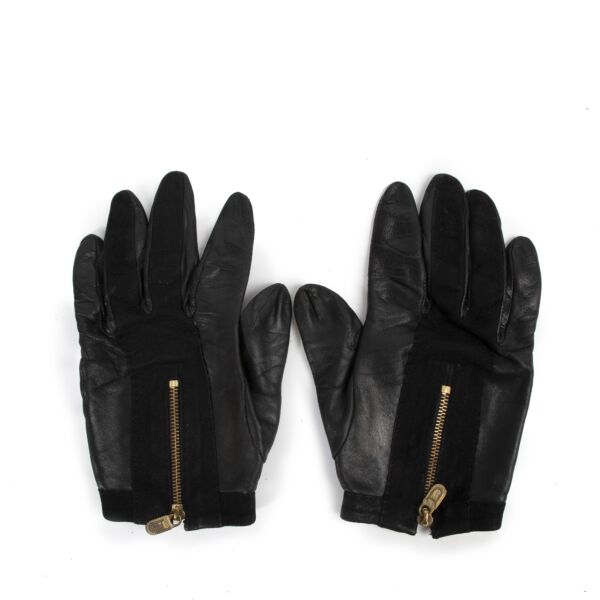 Delvaux Black Leather Gloves for the best price at Labellov secondhand