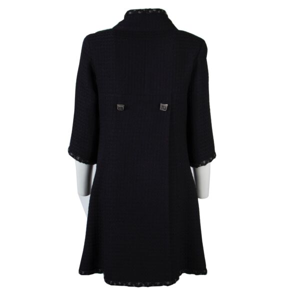 Chanel Black Tweed Jacket - Size Fr 38
