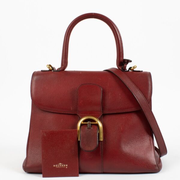 Delvaux Red Leather Brillant MM