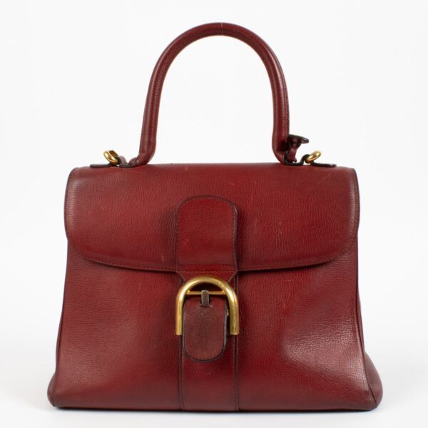 Delvaux Red Leather Brillant MM