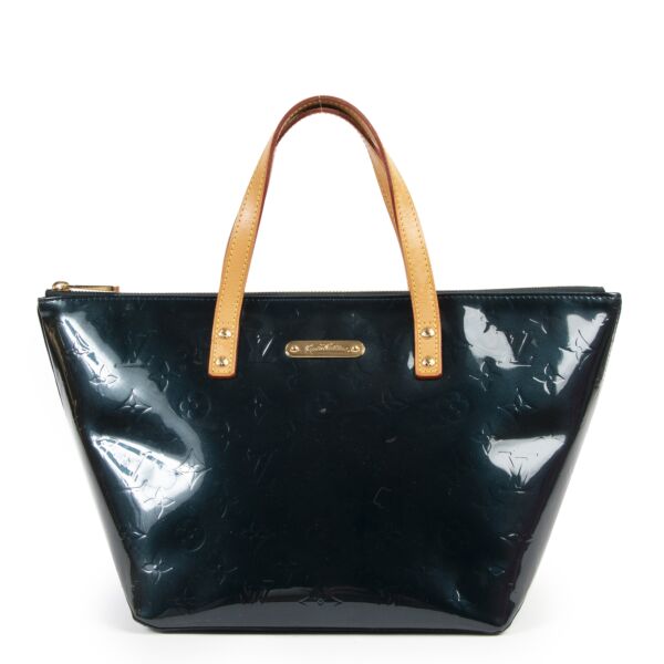 Louis Vuitton Blue Nuit Monogram Vernis Bellevue