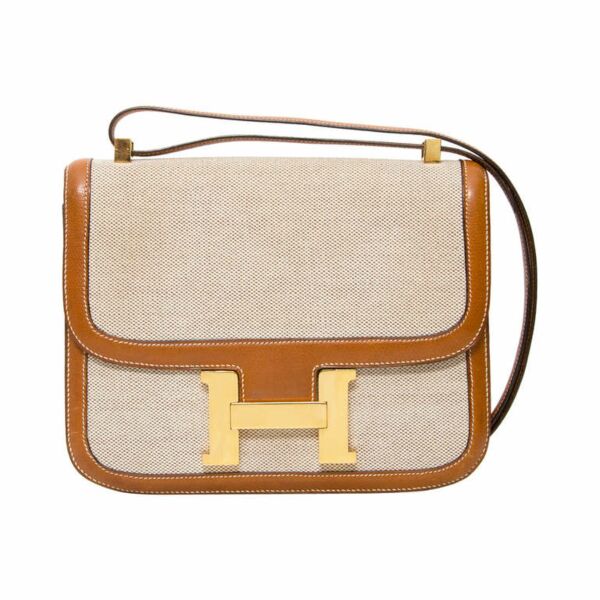 designer vintage Hermes Constance toile online at e shop labellov luxury belgium antwerp