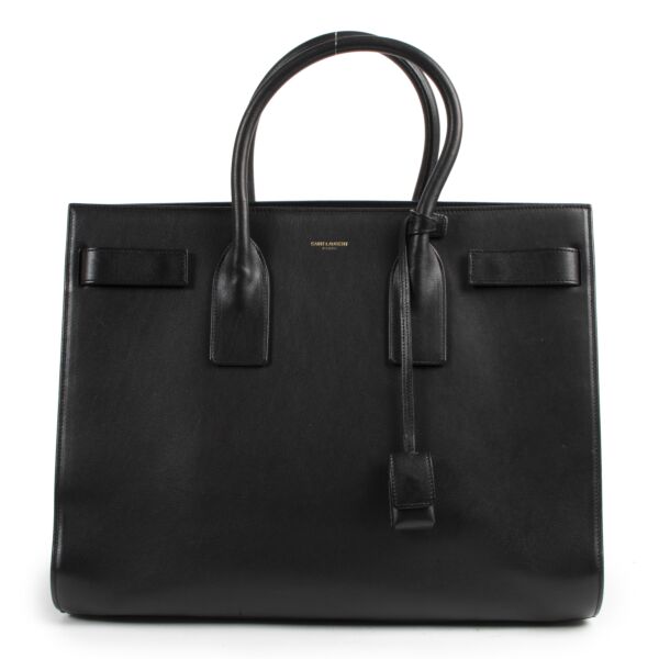 acheter en ligne seconde main Saint Laurent Black Medium Sac De Jour
