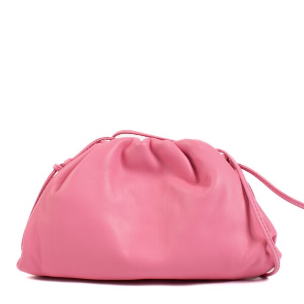 Authentic second hand Bottega Veneta Bubblegum Mini Pouch Crossbody on Labellov.com