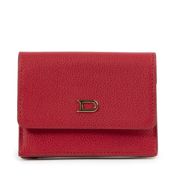 Delvaux Caprice Jumping Rouge Baiser Coin Purse for the best price at Labellov secondhand luxury