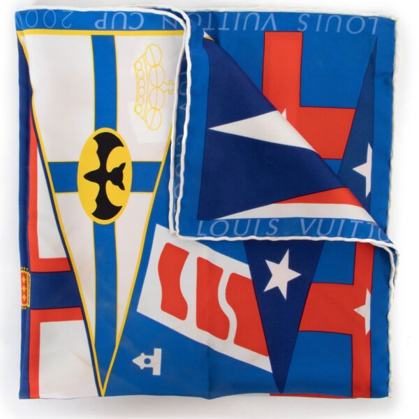 Louis Vuitton Cup 2000 Limited Edition Silk Scarf