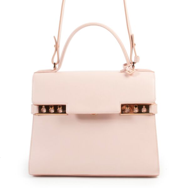Delvaux Tempête MM Rose Poudre for the best price at Labellov secondhand