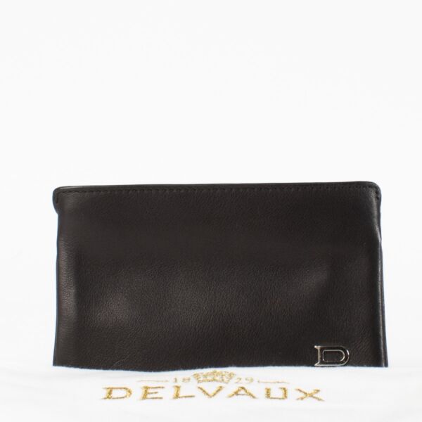 Delvaux Black Allure Wallet
