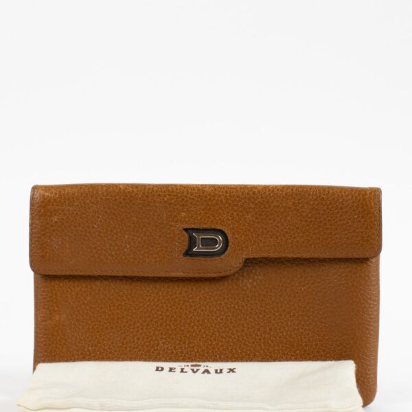 Delvaux Camel Pouch