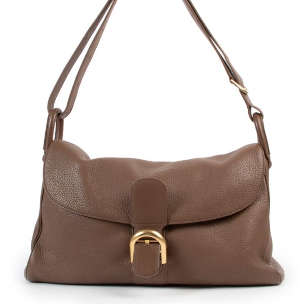 Shop safe online Brilliant Besace shoulder bag, Shop online 100% authentic Brilliant Besace shoulder bag in very good condition, Preloved Brilliant Besace bag in very good condition. 