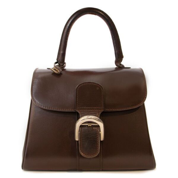 Delvaux Vintage Brown Boxcalf Brillant PM.