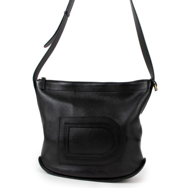 Delvaux Black Pin Baudrier Polo