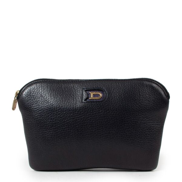 Delvaux Blue Leather Pochette