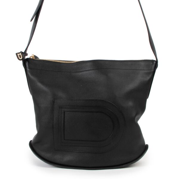 Delvaux Black Pin Baudrier Crossbody Bag