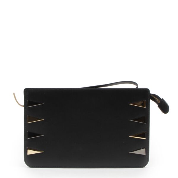Delvaux Black "Memorable Anniversary Collection" Pochette Clutch Bag for the best price at Labellov secondhand luxury