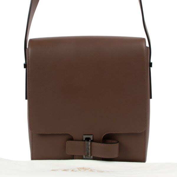 Delvaux Contemporain Reporter Pécari Allure Crossbody Bag