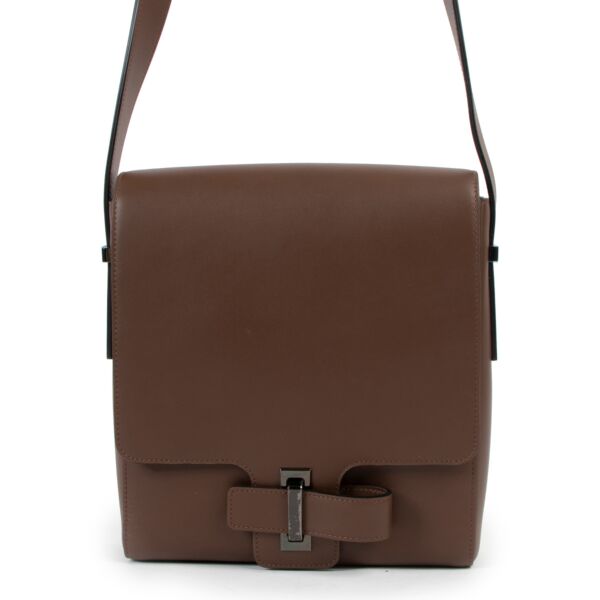 Delvaux Contemporain Reporter Pécari Allure Crossbody Bag