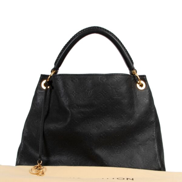 Louis Vuitton Black Artsy MM Monogram Empreinte Leather