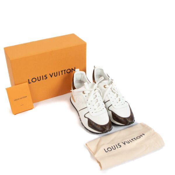 Louis Vuitton White Run Away Trainers - size 38