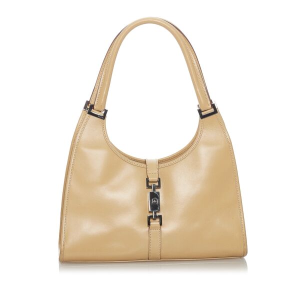 Gucci Beige Vintage Jackie Shoulder Bag