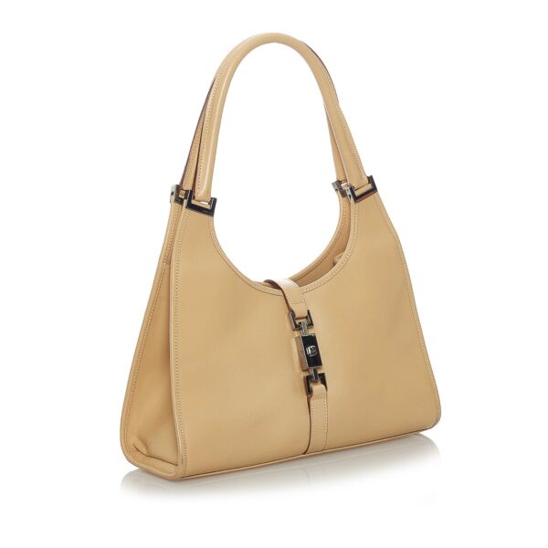 Gucci Beige Vintage Jackie Shoulder Bag