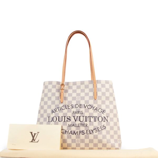 Louis Vuitton Damier Azur Cabas Adventure MM Bag
