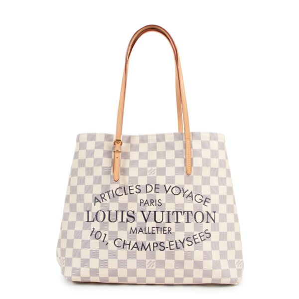 Louis Vuitton Damier Azur Cabas Adventure MM Bag