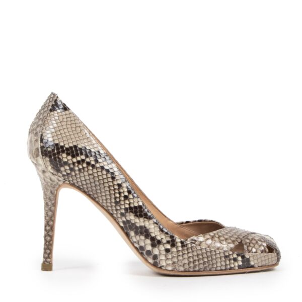 Authentic second-hand vintage Sergio Rossi Snake Pumps - Size 38,5 buy online webshop LabelLOV