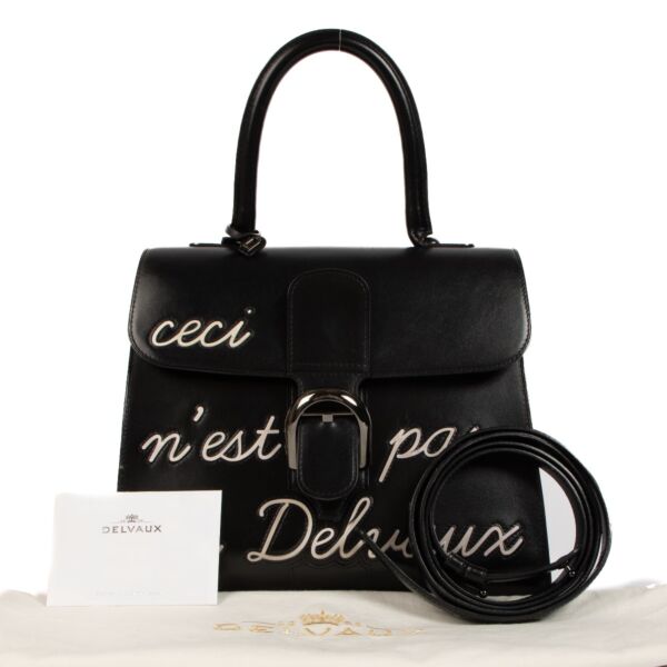 Delvaux Black Brillant L'Humour MM