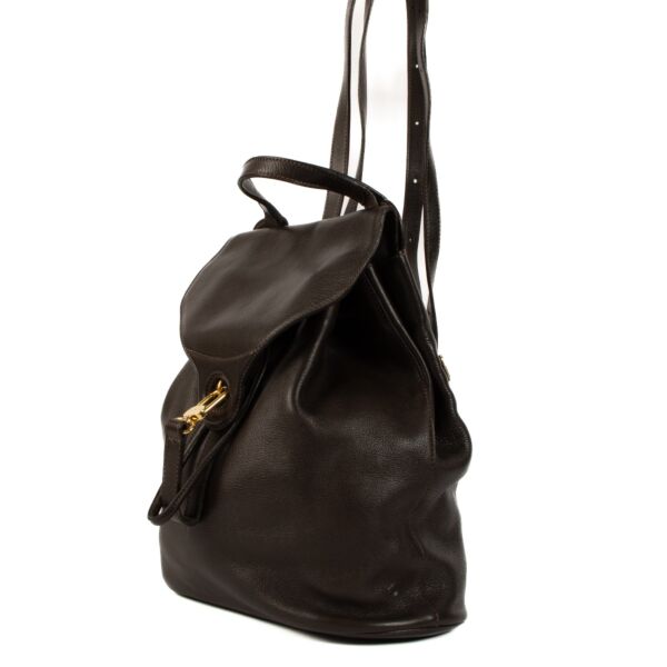 Delvaux Brown Soleil Backpack