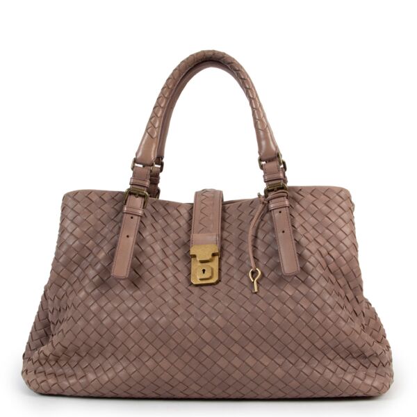 Bottega Veneta Medium Roma Intrecciato Handbag