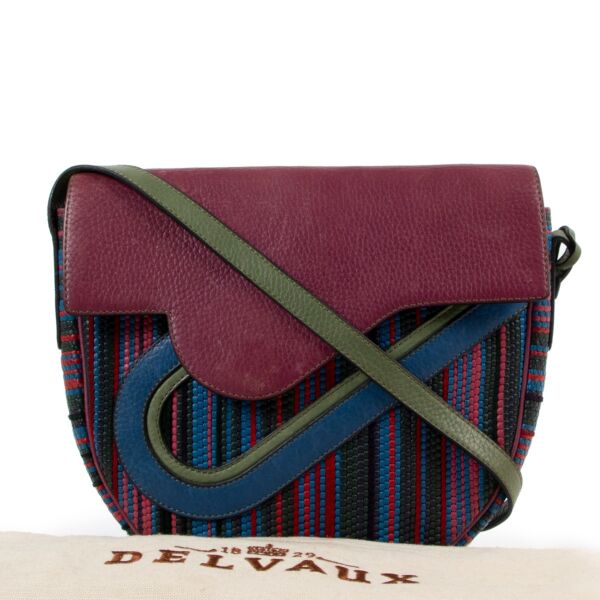 Delvaux Multicolour Toile De Cuir Crossbody Bag