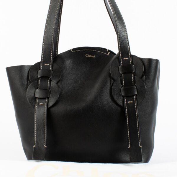 Chloé Black Small Darryl Tote Bag