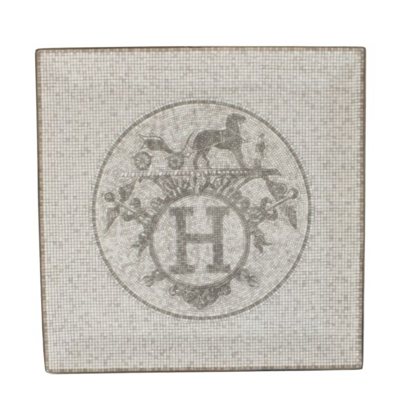 Hermès Mosaique au 24 Platinum Square Plate N°5